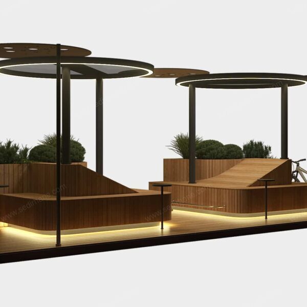 Modern Parklet – Stonewood Ay – özel üretim özel üretim ahşap ürün