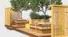 Modern Parklet – Stonewood Bal – özel üretim ahşap kapı detay görünümü 1