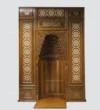 Mukarnaslı Kestane Cami Mihrabı – özel üretim özel üretim ahşap raf