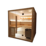 Ev Tipi Portatif Sauna – Stonewood Sedir Sauna 2 × 1,6 – özel üretim özel üretim ahşap kapı