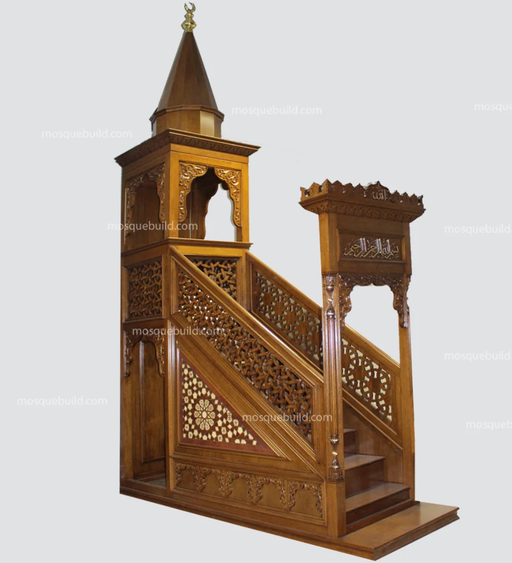 Klasik Ahşap Cami Minberi | Sedirhane Klasik Ahşap Cami Minberi – özel üretim özel üretim ahşap ürün