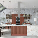 Bellis ahşap mutfak dolabı StoneKitchen modeli detay görünümü 1