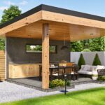 Stonewood Rose – Barbekülü Ahşap Kamelya 4 × 5 20 m² – ahşap kamelya detay görünümü 1
