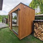 Katran Modüler Sauna – Stonewood Katran – özel üretim ahşap kapı detay görünümü 4