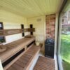 Katran Modüler Sauna – Stonewood Katran – özel üretim ahşap kapı detay görünümü 7