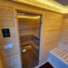 Katran Modüler Sauna – Stonewood Katran – özel üretim ahşap kapı detay görünümü 12