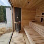 Katran Modüler Sauna – Stonewood Katran – özel üretim ahşap kapı detay görünümü 15