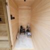 Katran Modüler Sauna – Stonewood Katran – özel üretim ahşap kapı detay görünümü 16
