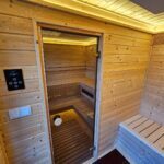 Katran Modüler Sauna – Stonewood Katran – özel üretim ahşap kapı detay görünümü 20