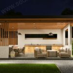 Modern Ahşap Kamelya – Stonewood Sütun 3,5 × 6 – ahşap kamelya detay görünümü 1