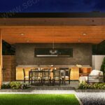 Stonewood Rose – Barbekülü Ahşap Kamelya 4 × 5 20 m² – ahşap kamelya detay görünümü 2