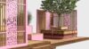 Modern Parklet – Stonewood Bal – özel üretim ahşap kapı detay görünümü 8