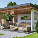 Modern Ahşap Kamelya – Stonewood Sütun 3,5 × 6 – ahşap kamelya detay görünümü 2