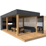 Stonewood Nükse – Modern Kış Bahçesi Çardak 35 m² – ahşap kış bahçesi detay görünümü 3