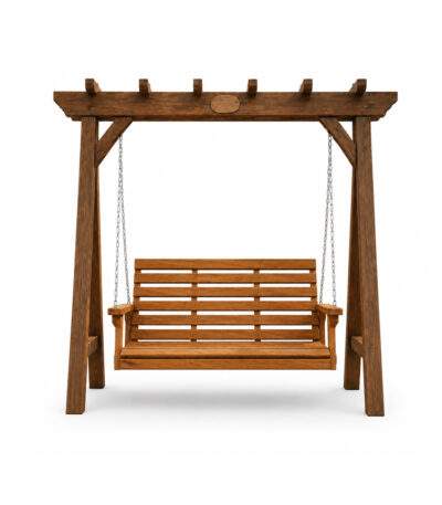 Ahşap Bahçe Salıncağı Oturağı – özel üretim ahşap pergola