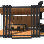 Modern Ahşap Kamelya – Stonewood Mila 23 m² 5 × 4,6 – ahşap kamelya detay görünümü 5