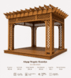 Ahşap Pergola Kamelya – ahşap pergola detay görünümü 9