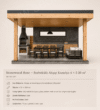 Stonewood Rose – Barbekülü Ahşap Kamelya 4 × 5 20 m² – ahşap kamelya detay görünümü 6