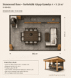 Stonewood Rose – Barbekülü Ahşap Kamelya 4 × 5 20 m² – ahşap kamelya detay görünümü 5