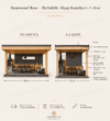 Stonewood Rose – Barbekülü Ahşap Kamelya 4 × 5 20 m² – ahşap kamelya detay görünümü 4