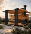 Modern Ahşap Kamelya – Stonewood Mila 23 m² 5 × 4,6 – ahşap kamelya detay görünümü 8