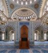 El Oyması Ahşap Cami Minberi – İslami Motifli Lüks Cami Minberi – özel üretim ahşap ürün detay görünümü 2
