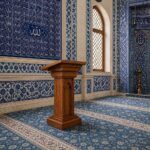 Ahşap Vaaz Kürsüsü – Sade Tasarımlı Cami ve Mescit Kürsüsü – özel üretim ahşap ürün detay görünümü 1