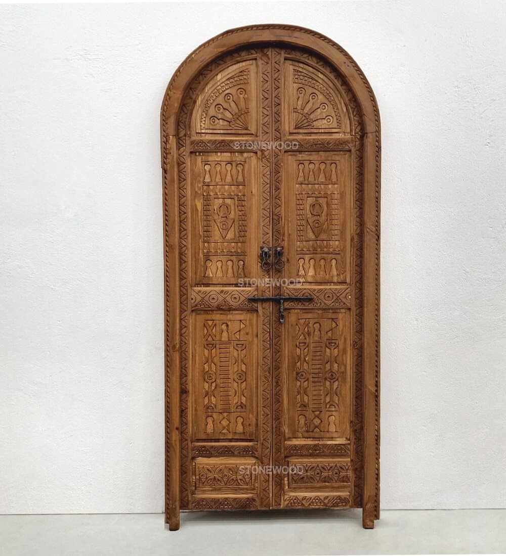 Ahşap İşlemeli Kapı – Stonewood Füsun 100 × 220 | Sedirhane Ahşap İşlemeli Kapı – Stonewood Füsun 100 × 220 – özel üretim özel üretim ahşap kapı
