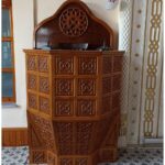 Ahşap Vaaz Kürsüsü – Oyma Desenli Cami ve Mescit Kürsüsü – özel üretim özel üretim ahşap ürün