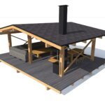 Kavisli Ahşap Kamelya – Stonewood Lidya 6 × 8 – ahşap kamelya detay görünümü 6