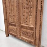 Ahşap İşlemeli Kapı – Stonewood Füsun 100 × 220 – özel üretim ahşap kapı detay görünümü 4