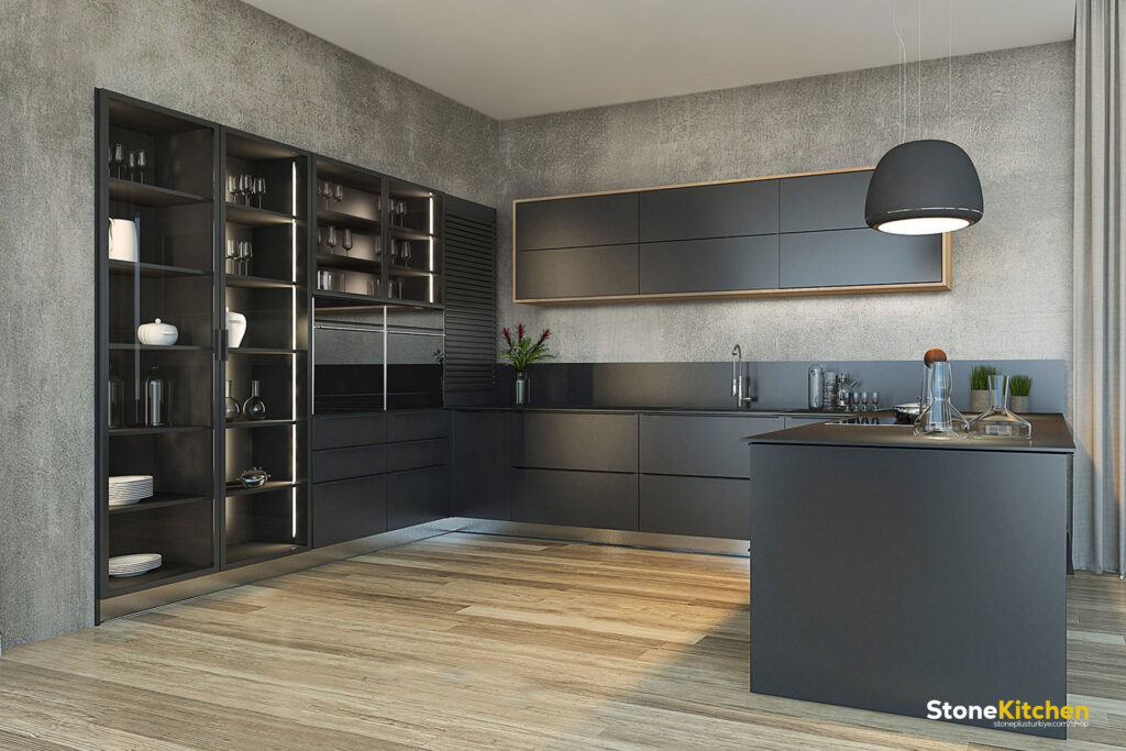 StoneKitchen Çağla – Asil Duruş Sevenlere – özel üretim özel üretim ahşap kapı