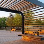 Ahşap Modern Pergola – Stonewood Zerafet – ahşap pergola detay görünümü 3