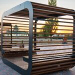 Ahşap Modern Pergola – Stonewood Zerafet – ahşap pergola detay görünümü 4