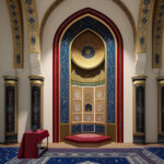 Çini Kaplamalı Cami Mihrabı – özel üretim özel üretim ahşap kapı