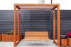 Aydınlatmalı Modern Salıncak – Stonewood Lotus – ahşap pergola detay görünümü 7