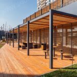 Ahşap Modern Konsept Pergola – Stonewood Still – ahşap pergola detay görünümü 1