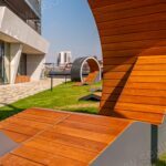 Ahşap Modern Çember Bank – Stonewood Çember – ahşap bank detay görünümü 3