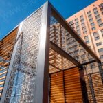 Ahşap Antrasit Gri Pergola 2,90x2,90 – ahşap pergola detay görünümü 5