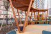 Ahşap Aydınlatmalı Pergola – Stonewood Prizma – ahşap pergola detay görünümü 1