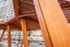 Ahşap Aydınlatmalı Pergola – Stonewood Prizma – ahşap pergola detay görünümü 4