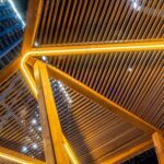 Ahşap Aydınlatmalı Pergola – Stonewood Prizma – ahşap pergola detay görünümü 10