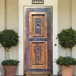 Sürgülü Ahır Kapısı Modelleri – Stonewood Petek 100 × 220 – özel üretim ahşap kapı detay görünümü 8