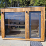 Katran Modüler Sauna – Stonewood Katran – özel üretim ahşap kapı detay görünümü 21