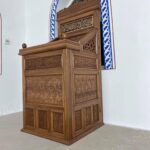 Ahşap Cami Kur'an Kürsüsü – özel üretim ahşap ürün detay görünümü 3