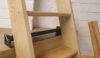 Ahşap Katlanır Merdiven / Loft Kat Merdiveni – özel üretim ahşap merdiven detay görünümü 3