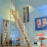 Ahşap Katlanır Merdiven / Loft Kat Merdiveni – özel üretim ahşap merdiven detay görünümü 4
