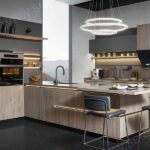 Şık ve İşlevsel – StoneKitchen Alya – özel üretim ahşap kapı detay görünümü 2