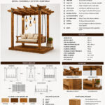 Ahşap Pergola Salıncak Mimoza – ahşap pergola detay görünümü 2