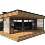 Modern Ahşap Kamelya – Stonewood Olympos 8,6 – ahşap kamelya detay görünümü 4